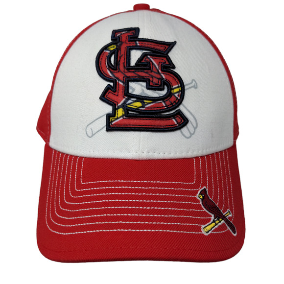 New Era 39Thirty Men's MLB St. Louis Cardinals Hat Red White Size M/L John Cole - Picture 1 of 14